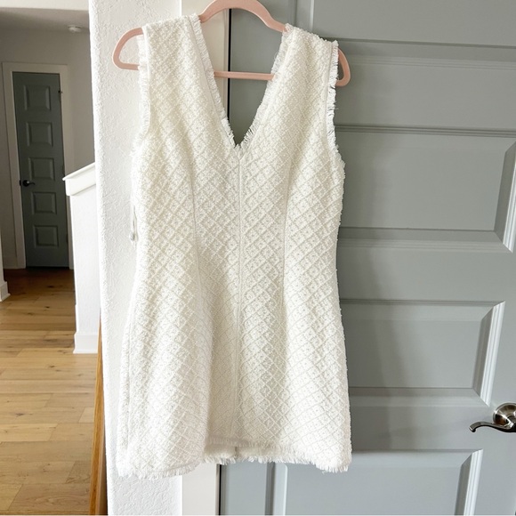 NWT Anthropologie BHLDN Ella Tweed Pearl Dress Bridal - Picture 5 of 11